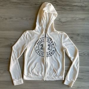 Hollister Hooded Zip Up Sweater Jacket sz Small